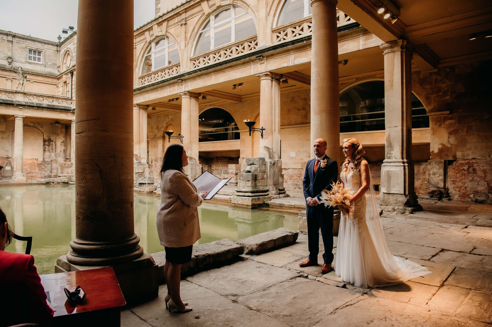 Couple exchange vows