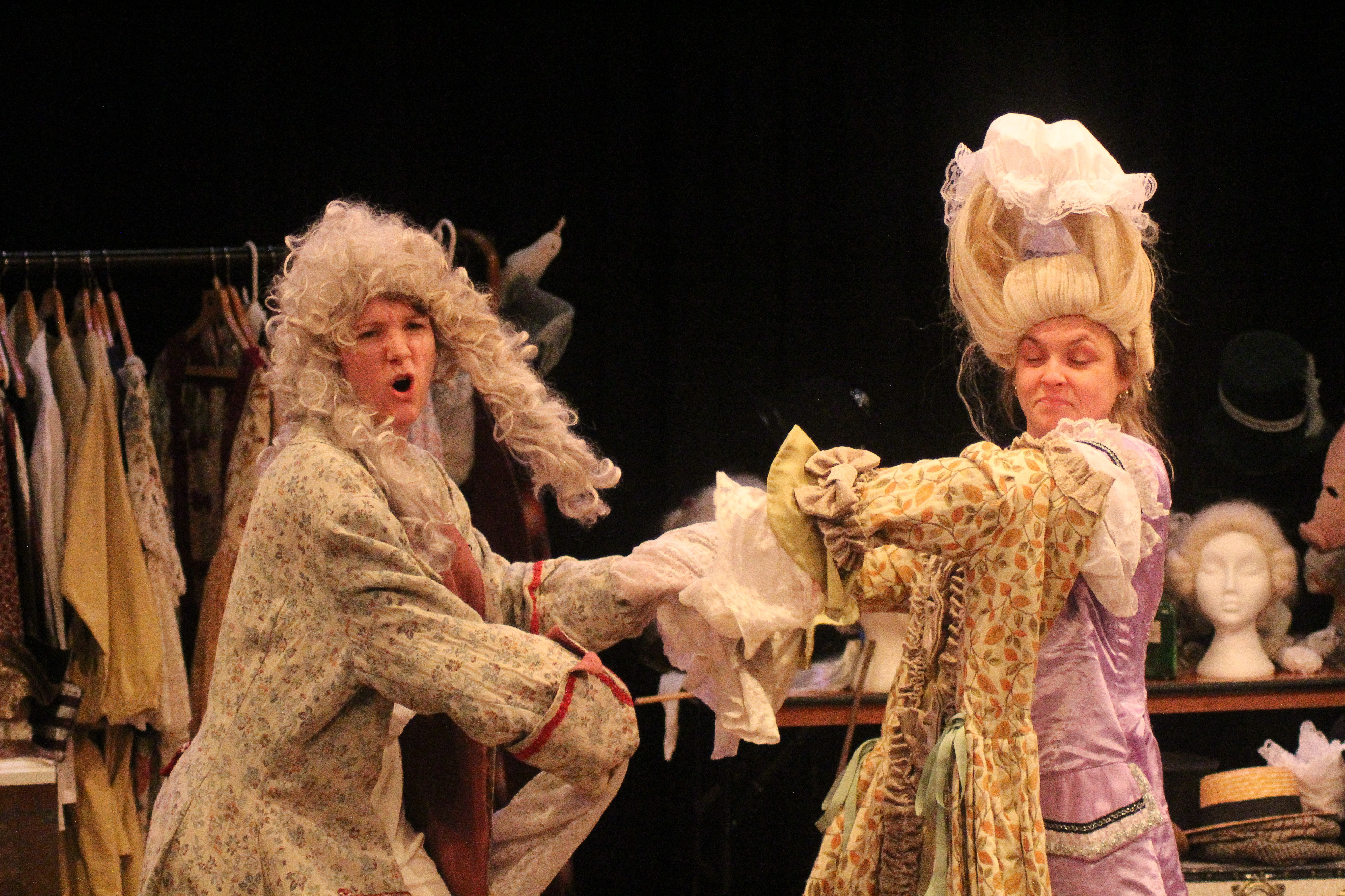 Image: Costumed characters from the Natural Theatre Company