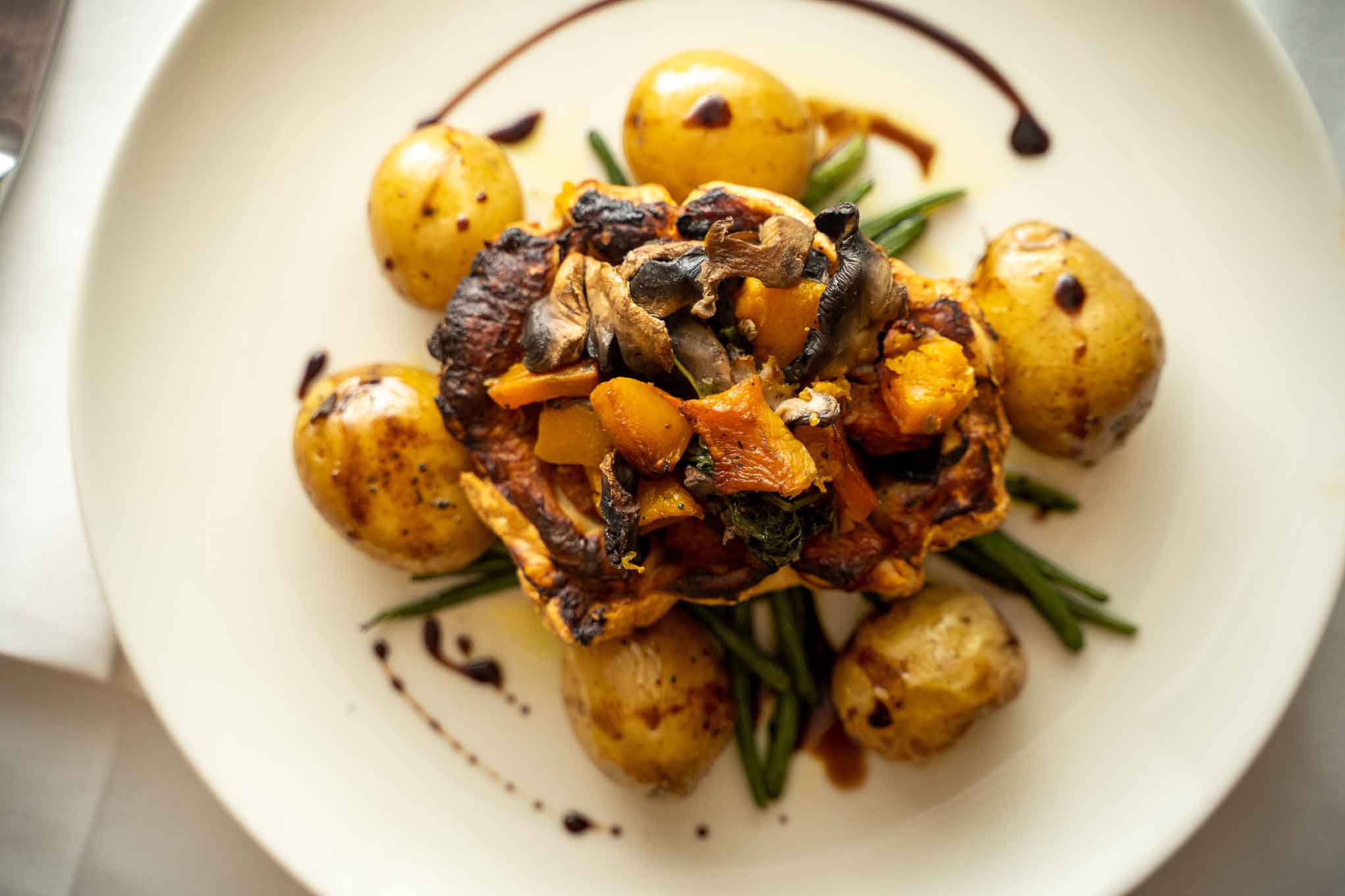 Vegetarian main course by Searcys 