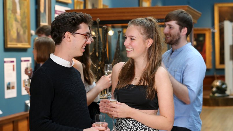 Victoria Art Gallery drinks reception, Anna Barclay