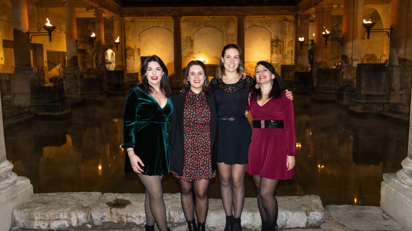 Drinks event at the Roman Baths, Guy Traynor Photography